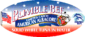 Bumble Bee American Albacore label